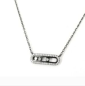 NEW Sterling Silver Pave CZ Choker Necklace